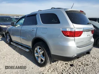 2013 Dodge Durango Citadel with VIN 1C4SDJET2DC602487, listed as a Copart auction lot 62308385 with 124,034 mi miles and Salvage title. Bid and sale history available at DreamBid. Image 2.