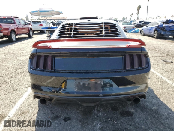 2017 Ford Mustang GT with VIN 1FA6P8CF8H5271655, listed as a Copart auction lot 52348105 with 77,819 mi miles and Salvage Title. Bid and sale history available at DreamBid. Image 6.