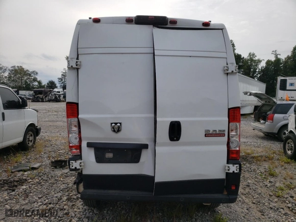 2020 Ram ProMaster Cargo Van with VIN 3C6TRVBG5LE132409, listed as a Copart auction lot 71441434 with 120,930 mi miles and Salvage Title. Bid and sale history available at carsss.com. Image 6.