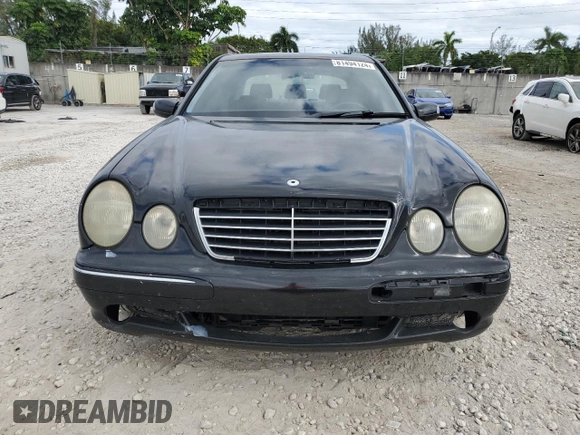 2001 Mercedes-Benz E-Class with VIN WDBJF70J51B372314, listed as a Copart auction lot 81494124 with 180,736 mi miles and Salvage Title. Bid and sale history available at carsss.com. Image 5.