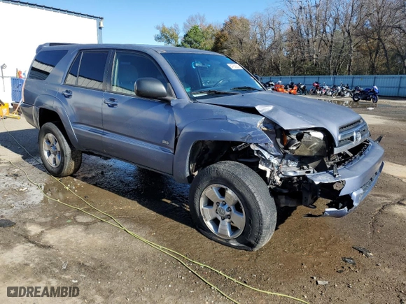2005 Toyota 4Runner SR5 with VIN JTEZU14R450043799, listed as a Copart auction lot 84750924 with 163,732 mi miles and Salvage Title. Bid and sale history available at carsss.com. Image 4.