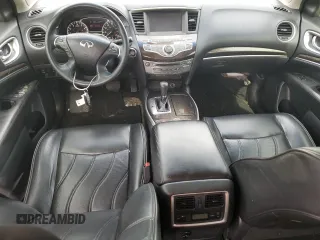 2015 Infiniti QX60 with VIN 5N1AL0MM3FC512041, listed as a Copart auction lot 51997155 with 117,620 mi miles and Salvage Title. Bid and sale history available at DreamBid. Image 8.