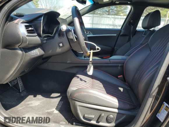 2024 Genesis G70 2.5T with VIN KMTG34SCXRU138219, listed as a Copart auction lot 53567155 with 13,323 mi miles and Salvage title. Bid and sale history available at DreamBid. Image 7.