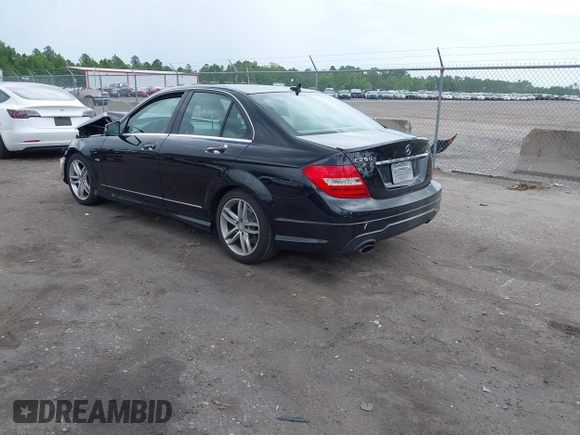 2012 Mercedes-Benz C 250 Sport with VIN WDDGF4HB7CA616115, listed as a IAAI auction lot 42508748 with 104,348 mi miles and . Bid and sale history available at DreamBid. Image 3.