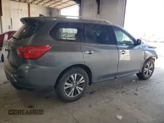 2019 Nissan Pathfinder SV with VIN 5N1DR2MM4KC587882, listed as a Copart auction lot 45762985 with 66,909 mi miles and Salvage Title. Bid and sale history available at carsss.com. Image 3.