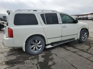 2008 Infiniti QX56 with VIN 5N3AA08C98N903782, listed as a Copart auction lot 84604014 with 179,136 mi miles and Salvage Title. Bid and sale history available at carsss.com. Image 3.