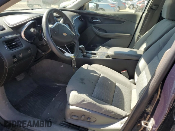 2015 Chevrolet Impala LS with VIN 2G11Z5SL1F9223010, listed as a Copart auction lot 56824954 with 127,596 mi miles and Salvage title. Bid and sale history available at DreamBid. Image 7.