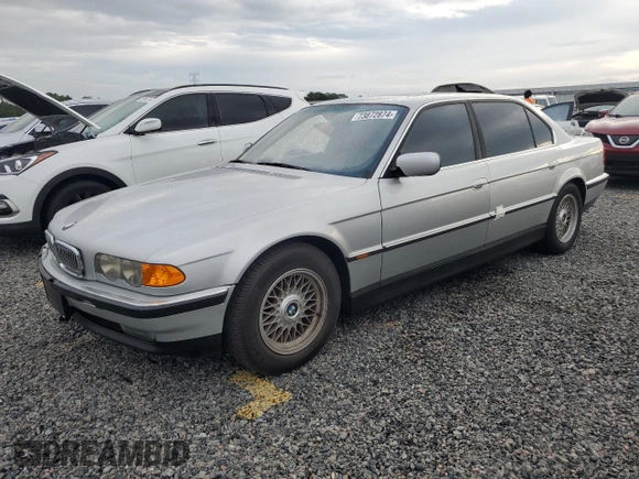 1999 BMW 7 Series 740il with VIN WBAGH8334XDP05816, listed as a Copart auction lot 73872874 with 0 mi miles and Non Repairable. Bid and sale history available at carsss.com. Image 1.