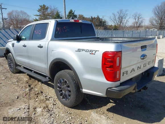 2019 Ford Ranger XL with VIN 1FTER4FH3KLA17800, listed as a IAAI auction lot 41779715 with 93,326 mi miles. Bid and sale history available at carsss.com. Image 3.