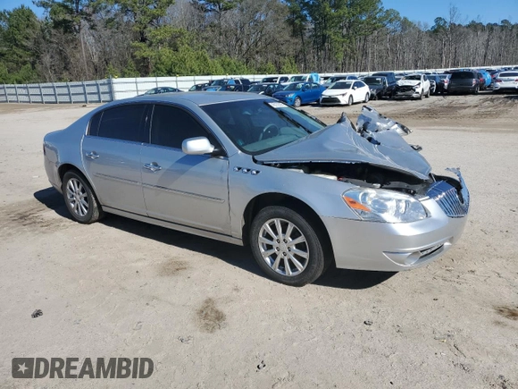 2011 Buick Lucerne CXL with VIN 1G4HC5EM6BU134506, listed as a Copart auction lot 45139305 with 93,383 mi miles and Salvage Title. Bid and sale history available at carsss.com. Image 4.