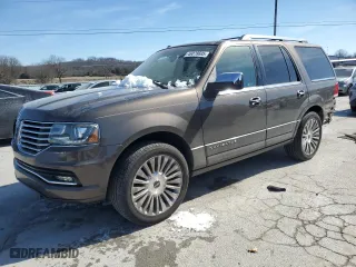 2016 Lincoln Navigator Select with VIN 5LMJJ2HT6GEL04595, listed as a Copart auction lot 46078695 with 202,933 mi miles and Salvage Title. Bid and sale history available at carsss.com. Image 1.