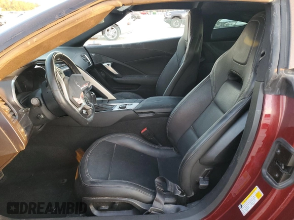 2019 Chevrolet Corvette 1LT with VIN 1G1YB2D75K5120858, listed as a Copart auction lot 76556084 with 28,932 mi miles and Salvage Title. Bid and sale history available at carsss.com. Image 7.