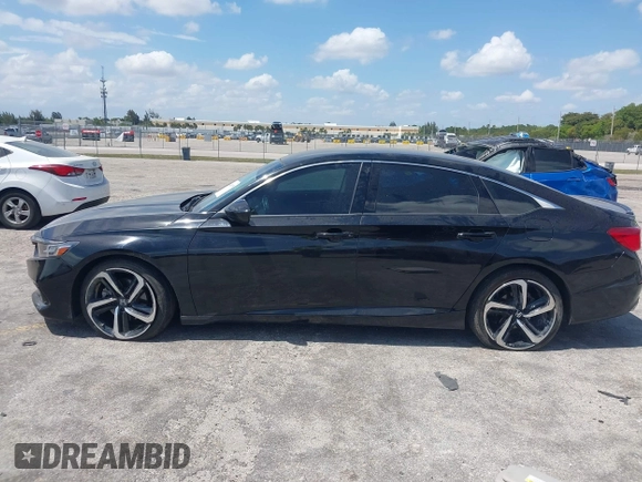 2022 Honda Accord Sport SE with VIN 1HGCV1F42NA034507, listed as a IAAI auction lot 42146558 with 35,673 mi miles and . Bid and sale history available at DreamBid. Image 14.
