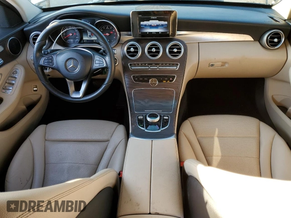 2018 Mercedes-Benz C with VIN 55SWF4JB6JU265829, listed as a Copart auction lot 48413495 with 66,806 mi miles and Salvage Title. Bid and sale history available at carsss.com. Image 8.