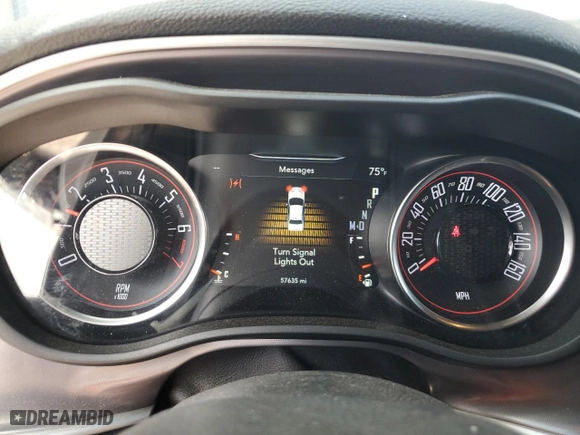 2021 Dodge Challenger SXT with VIN 2C3CDZGG4MH607520, listed as a Copart auction lot 50840955 with 57,635 mi miles and Salvage Title. Bid and sale history available at carsss.com. Image 9.