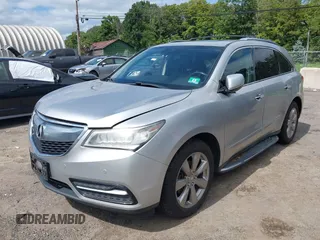 2014 Acura MDX Advance with VIN 5FRYD4H81EB038983, listed as a IAAI auction lot 40151615 with 192,839 mi miles and . Bid and sale history available at DreamBid. Image 6.