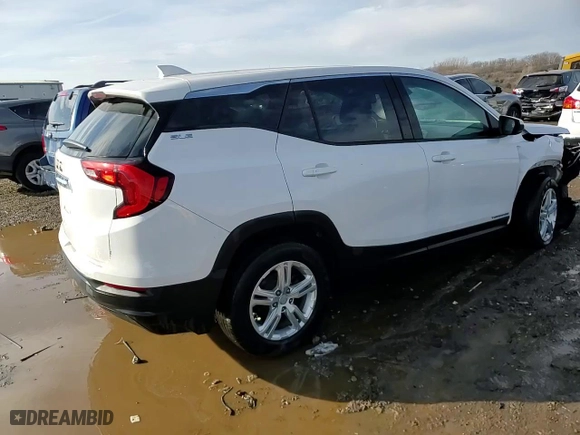 2018 GMC Terrain SLE with VIN 3GKALMEVXJL345486, listed as a Copart auction lot 46275495 with 84,055 mi miles and Salvage Title. Bid and sale history available at carsss.com. Image 14.