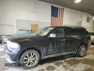 2018 Dodge Durango Citadel with VIN 1C4RDJEG9JC445313, listed as a Copart auction lot 44143445 with 82,752 mi miles and Salvage title. Bid and sale history available at DreamBid. Image 1.