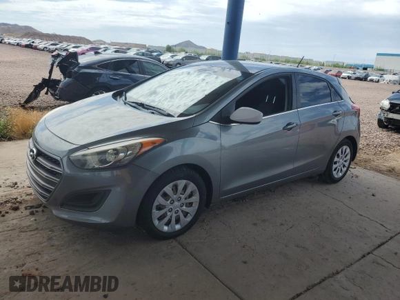 2017 Hyundai Elantra GT with VIN KMHD35LH8HU368885, listed as a Copart auction lot 60542614 with 117,212 mi miles and Salvage Title. Bid and sale history available at carsss.com. Image 1.