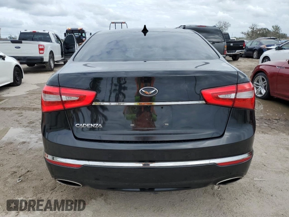 2015 Kia Cadenza Premium with VIN KNALN4D70F5181736, listed as a Copart auction lot 80024144 with 138,814 mi miles and Salvage Title. Bid and sale history available at carsss.com. Image 6.