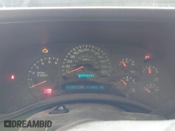 2003 Chevrolet Silverado 1500 LT with VIN 2GCEK19T431255603, listed as a IAAI auction lot 42146819 with 211,431 mi miles. Bid and sale history available at carsss.com. Image 7.