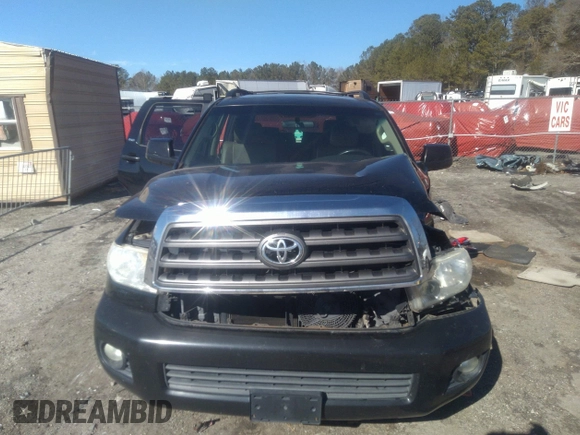2010 Toyota Sequoia SR5 with VIN 5TDZM5G15AS001408, listed as a IAAI auction lot 41351847 with 268,240 mi miles. Bid and sale history available at carsss.com. Image 12.