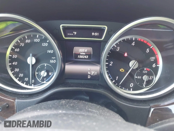 2014 Mercedes-Benz M 350 with VIN 4JGDA2EB2EA383991, listed as a IAAI auction lot 41478912 with 158,243 mi miles and . Bid and sale history available at DreamBid. Image 7.