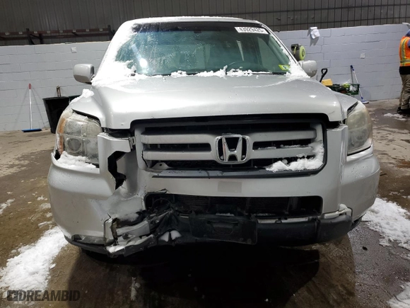2007 Honda Pilot EX-L with VIN 5FNYF28517B024896, listed as a Copart auction lot 43929425 with 110,273 mi miles and Salvage Title. Bid and sale history available at carsss.com. Image 5.