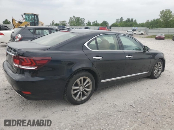 2013 Lexus LS 460 with VIN JTHCL5EF1D5015774, listed as a Copart auction lot 59675505 with 99,323 mi miles and Clean title. Bid and sale history available at DreamBid. Image 3.