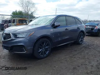 2020 Acura MDX w/Technology/A-Spec Pkg with VIN 5J8YD4H07LL034136, listed as a IAAI auction lot 41933687 with 34,520 mi miles. Bid and sale history available at carsss.com. Image 17.