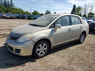 2007 Nissan Versa SL with VIN 3N1BC11E17L438140, listed as a Copart auction lot 59628215 with 167,343 mi miles and Salvage title. Bid and sale history available at DreamBid. Image 1.