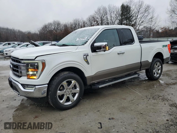2021 Ford F-150 XL with VIN 1FTFX1E85MKD62166, listed as a Copart auction lot 79425944 with 52,130 mi miles and Salvage title. Bid and sale history available at DreamBid. Image 1.