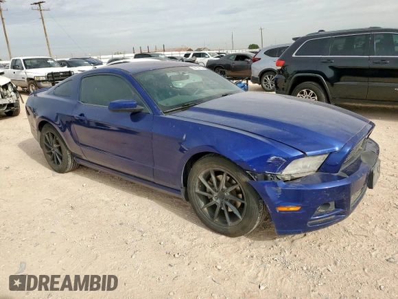 2014 Ford Mustang V6 with VIN 1ZVBP8AM2E5215150, listed as a Copart auction lot 56136135 with 189,225 mi miles and Salvage title. Bid and sale history available at DreamBid. Image 4.