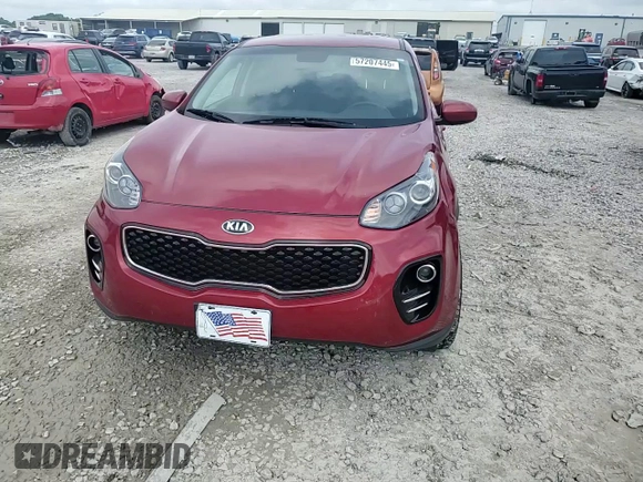 2018 Kia Sportage LX z VIN KNDPMCACXJ7436215, wystawiony jako Copart lot #57207445 z przebiegiem 87 618 mil mil oraz Szkoda całkowita • Salvage title. Historia ofert i sprzedaży dostępna na DreamBid. Obrazek 14.