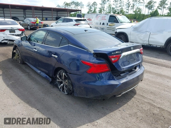 2017 Nissan Maxima S with VIN 1N4AA6AP1HC423038, listed as a IAAI auction lot 42384124 with 101,304 mi miles and . Bid and sale history available at DreamBid. Image 3.