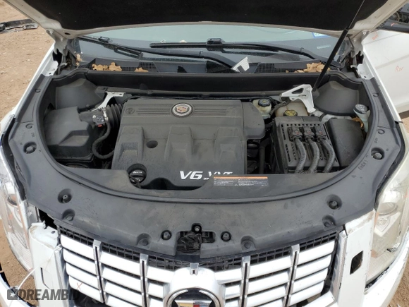 2014 Cadillac SRX Performance Collection with VIN 3GYFNCE32ES657408, listed as a Copart auction lot 46994195 with 117,258 mi miles and Salvage Title. Bid and sale history available at carsss.com. Image 12.