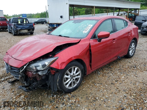 2016 Mazda 3 i Touring with VIN 3MZBM1W73GM271887, listed as a Copart auction lot 56525755 with 97,891 mi miles and Salvage title. Bid and sale history available at DreamBid. Image 1.