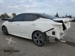 2023 Nissan Sentra SR with VIN 3N1AB8DV7PY254505, listed as a Copart auction lot 44077765 with 61,033 mi miles and Salvage Title. Bid and sale history available at carsss.com. Image 2.