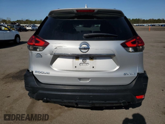 2018 Nissan Rogue SV with VIN KNMAT2MV3JP601795, listed as a Copart auction lot 54377365 with 167,747 mi miles and Salvage Title. Bid and sale history available at carsss.com. Image 6.