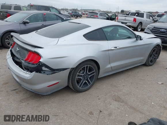 2019 Ford Mustang EcoBoost with VIN 1FA6P8TH8K5172035, listed as a IAAI auction lot 41527251 with 93,549 mi miles and . Bid and sale history available at carsss.com. Image 4.