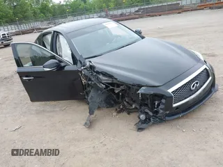 2017 Infiniti Q50 Premium z VIN JN1EV7AR8HM839575, wystawiony jako IAAI lot #42208933 z przebiegiem 160 873 mil mil oraz . Historia ofert i sprzedaży dostępna na DreamBid. Obrazek 1.