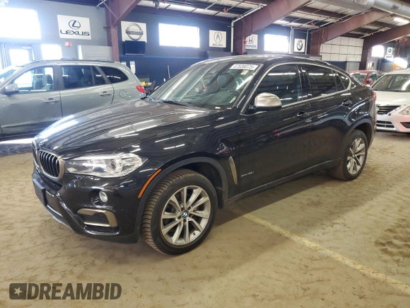 2019 BMW X6 xDrive35i with VIN 5UXKU2C58K0Z63147, listed as a Copart auction lot 47539075 with 100,626 mi miles and Clean Title. Bid and sale history available at carsss.com. Image 1.