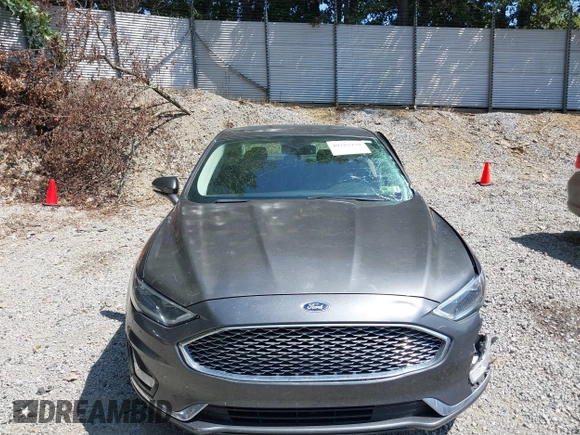 2019 Ford Fusion Titanium with VIN 3FA6P0D93KR124299, listed as a IAAI auction lot 40182478 with 73,408 mi miles. Bid and sale history available at carsss.com. Image 22.