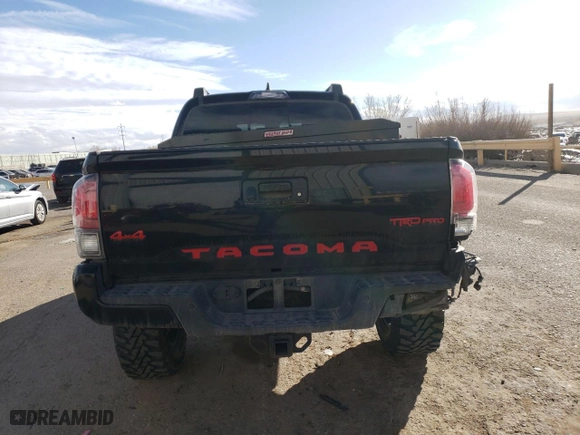 2019 Toyota Tacoma 4WD SR with VIN 5TFCZ5AN6KX192108, listed as a Copart auction lot 45383965 with 65,654 mi miles and Salvage Title. Bid and sale history available at carsss.com. Image 6.