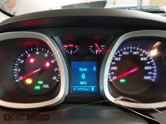 2012 Chevrolet Equinox LT w/2LT with VIN 2GNFLNEK6C6224370, listed as a IAAI auction lot 41202258 with 147,019 mi miles. Bid and sale history available at carsss.com. Image 7.
