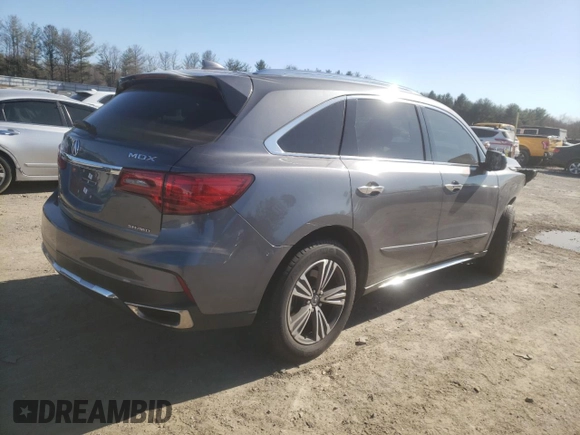 2017 Acura MDX with VIN 5FRYD4H32HB019318, listed as a Copart auction lot 44081373 with 0 mi miles. Bid and sale history available at carsss.com. Image 3.