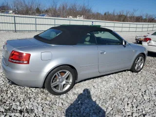 2007 Audi A4 2.0T with VIN WAUAF48H87K016169, listed as a Copart auction lot 48237135 with 61,427 mi miles and Clean Title. Bid and sale history available at carsss.com. Image 3.