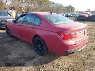 2014 BMW 7 Series 750i xDrive with VIN WBAYB6C55ED224496, listed as a IAAI auction lot 41471012 with 131,851 mi miles. Bid and sale history available at carsss.com. Image 3.