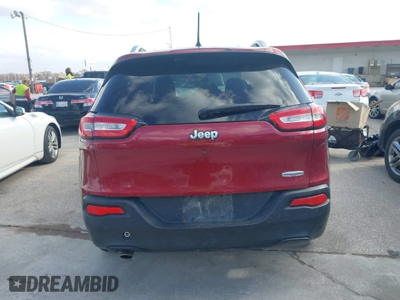 2016 Jeep Cherokee Latitude with VIN 1C4PJLCB5GW274831, listed as a IAAI auction lot 41726186 with 1 mi miles. Bid and sale history available at carsss.com. Image 17.