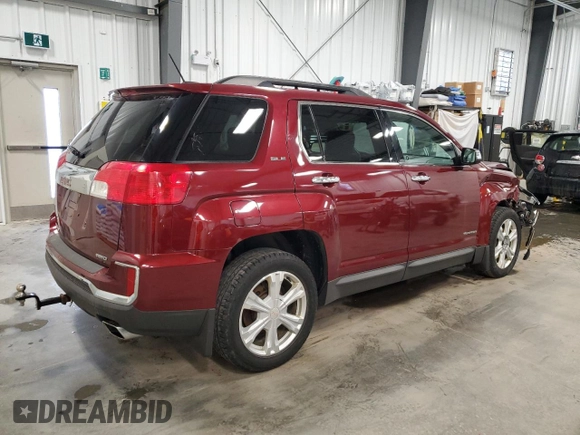 2016 GMC Terrain SLE with VIN 2GKFLTE35G6189885, listed as a Copart auction lot 47382855 with 168,625 mi miles and Salvage Title. Bid and sale history available at DreamBid. Image 3.